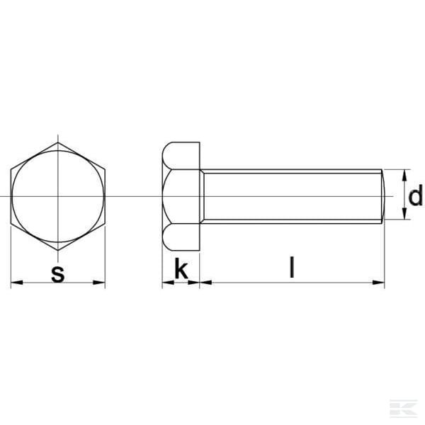 Болт M16 x 60 8.8 оцинкованный 9331660 Kramp купить в интернет-магазине ...