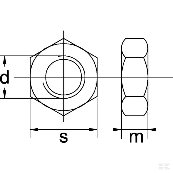 Гайка t8 чертеж